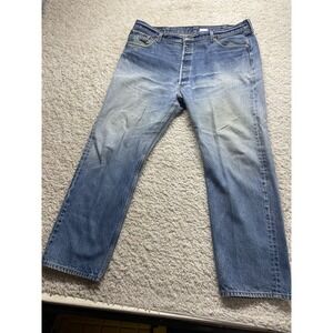 Levi's 501 XX Men's 44x34 (actual 40x30) Buttonfly Distressed Denim Jeans